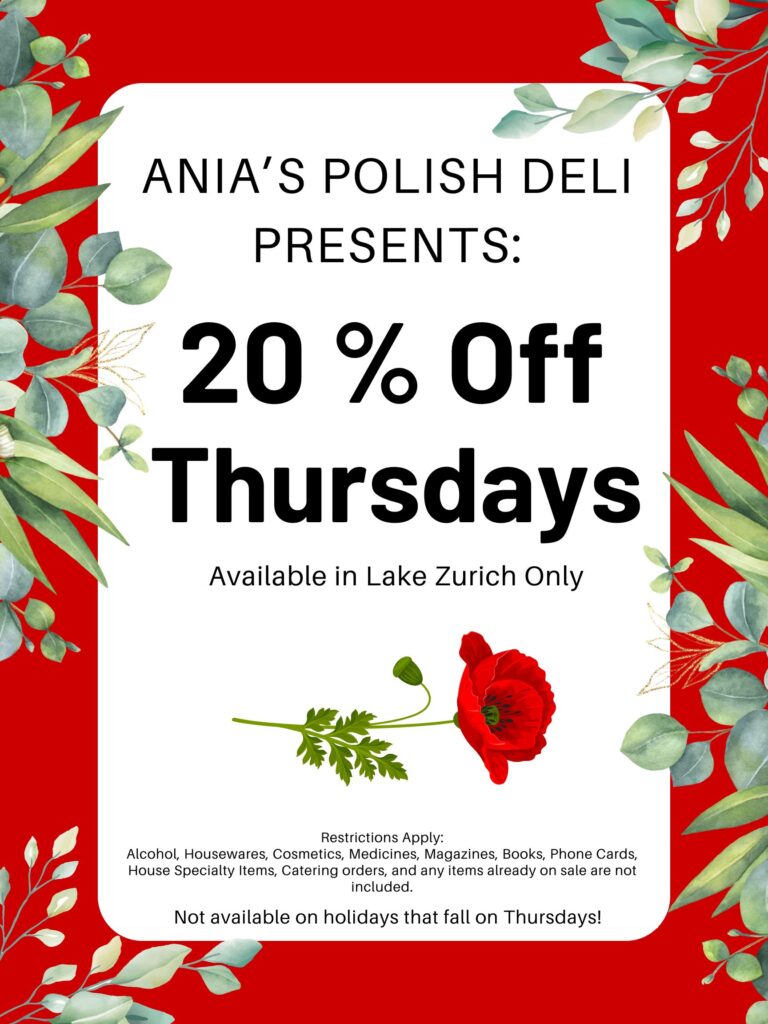 20% thursdays Poster